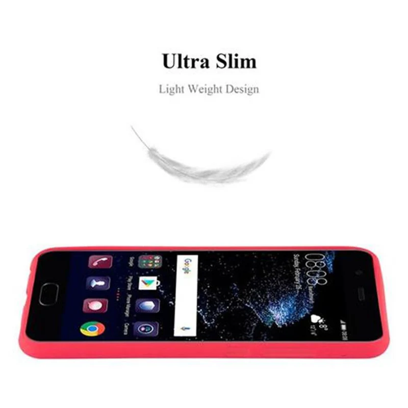 Cadorabo Hülle kompatibel mit Huawei P10 Schutzhülle aus flexiblem TPU Silikon