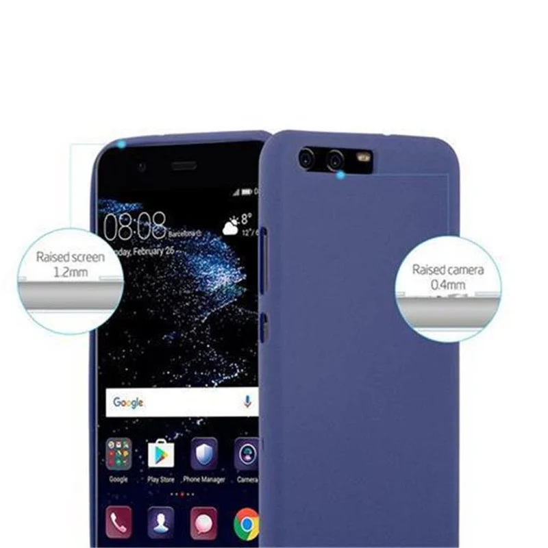 Cadorabo Hülle kompatibel mit Huawei P10 Schutzhülle aus flexiblem TPU Silikon