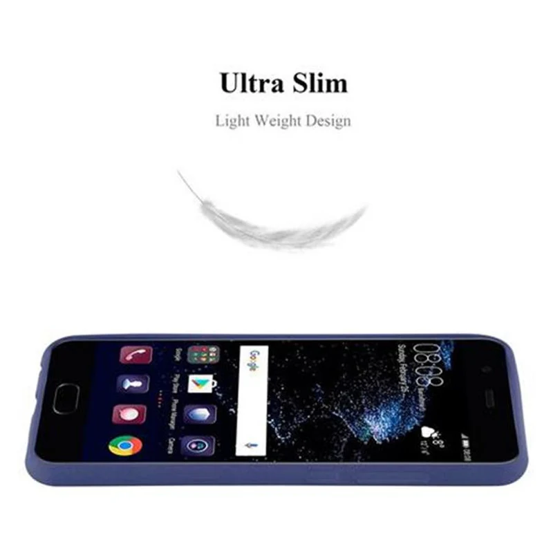 Cadorabo Hülle kompatibel mit Huawei P10 Schutzhülle aus flexiblem TPU Silikon