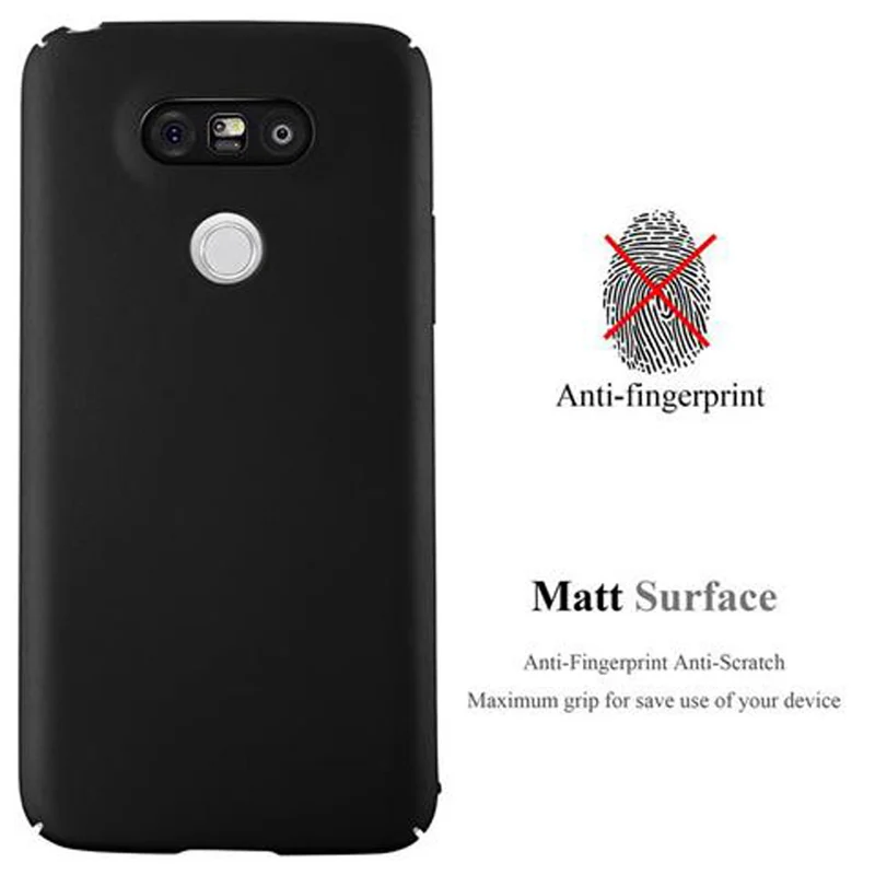Cadorabo Hülle kompatibel mit LG G5 Hard Case Schutzhülle in Metall Optik gegen Kratzer und Stöße
