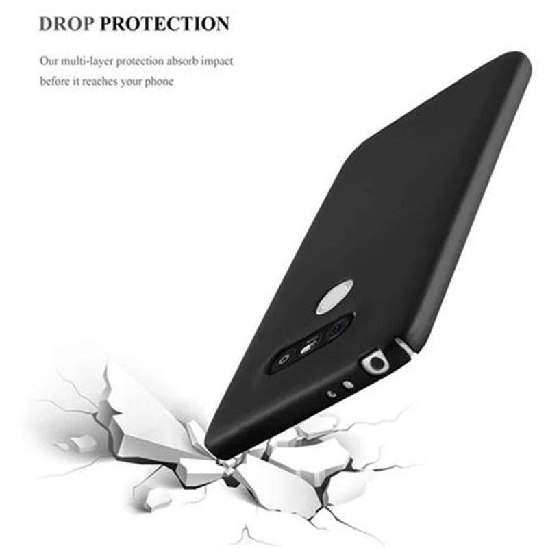 Cadorabo Hülle kompatibel mit LG G5 Hard Case Schutzhülle in Metall Optik gegen Kratzer und Stöße