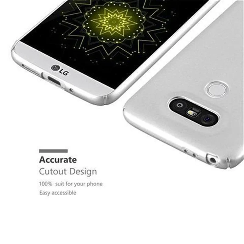 Cadorabo Hülle kompatibel mit LG G5 Hard Case Schutzhülle in Metall Optik gegen Kratzer und Stöße