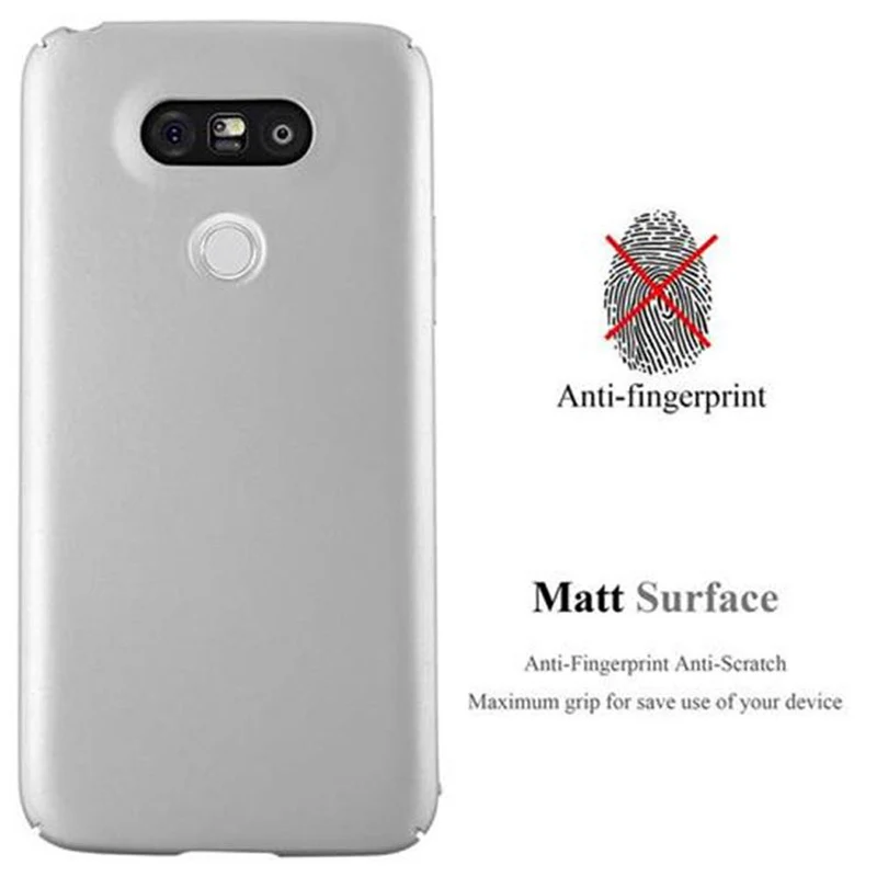 Cadorabo Hülle kompatibel mit LG G5 Hard Case Schutzhülle in Metall Optik gegen Kratzer und Stöße