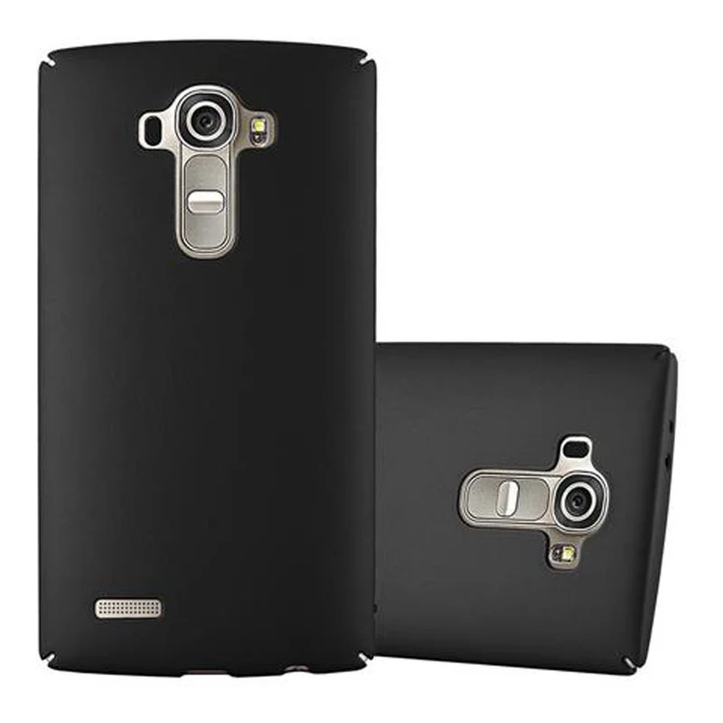 Cadorabo Hülle kompatibel mit LG G4 / G4 PLUS Hard Case Schutzhülle in Metall Optik gegen Kratzer und Stöße