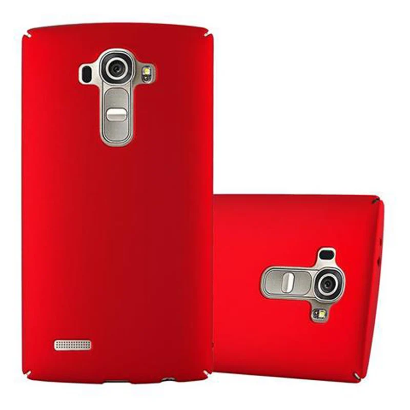 Cadorabo Hülle kompatibel mit LG G4 / G4 PLUS Hard Case Schutzhülle in Metall Optik gegen Kratzer und Stöße