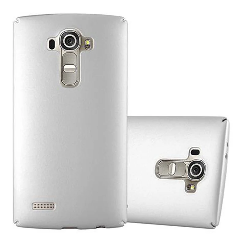 Cadorabo Hülle kompatibel mit LG G4 / G4 PLUS Hard Case Schutzhülle in Metall Optik gegen Kratzer und Stöße