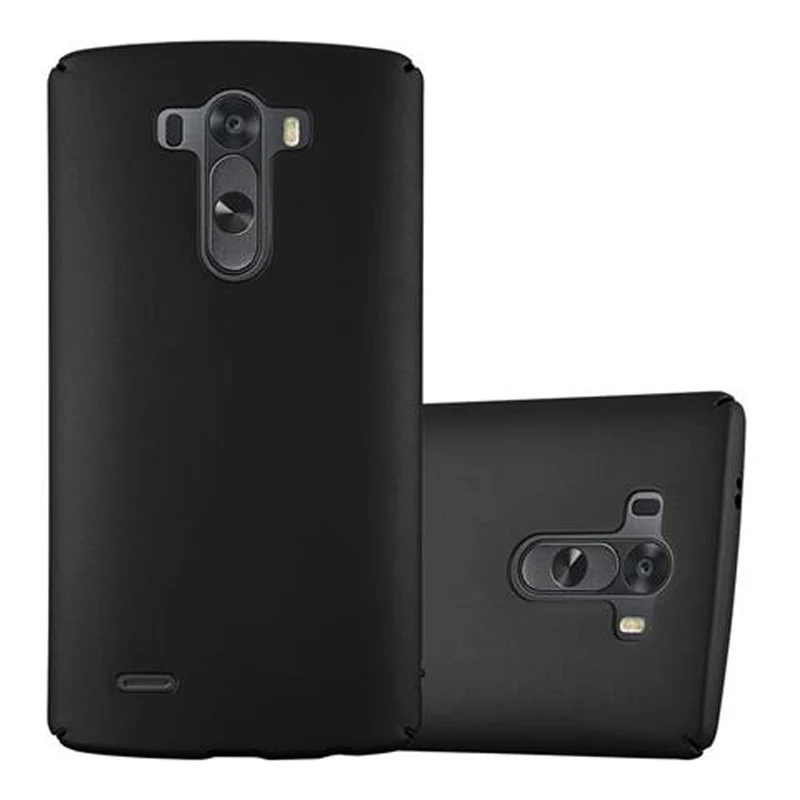 Cadorabo Hülle kompatibel mit LG G3 Hard Case Schutzhülle in Metall Optik gegen Kratzer und Stöße