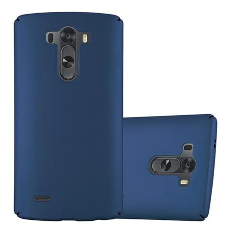 Cadorabo Hülle kompatibel mit LG G3 Hard Case Schutzhülle in Metall Optik gegen Kratzer und Stöße