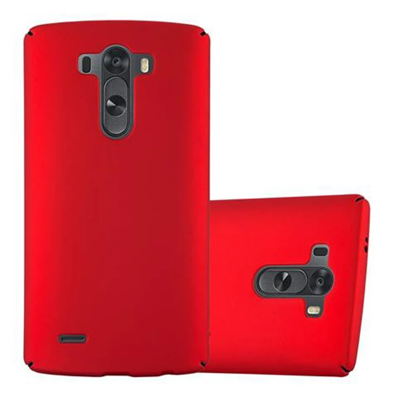 Cadorabo Hülle kompatibel mit LG G3 Hard Case Schutzhülle in Metall Optik gegen Kratzer und Stöße
