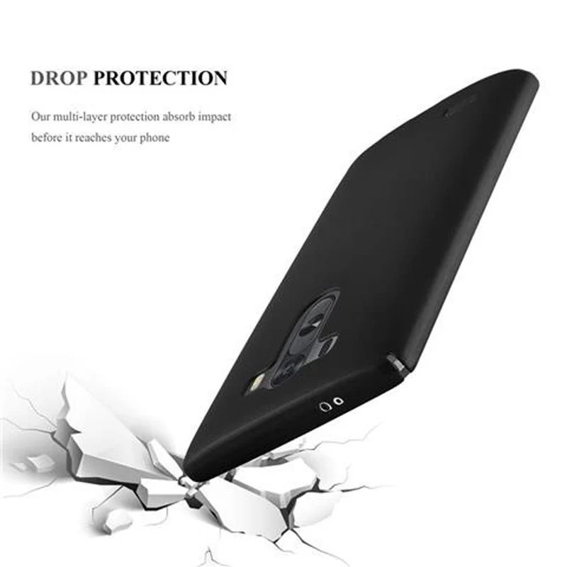 Cadorabo Hülle kompatibel mit LG G3 Hard Case Schutzhülle in Metall Optik gegen Kratzer und Stöße