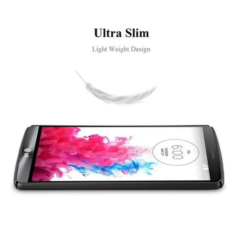 Cadorabo Hülle kompatibel mit LG G3 Hard Case Schutzhülle in Metall Optik gegen Kratzer und Stöße