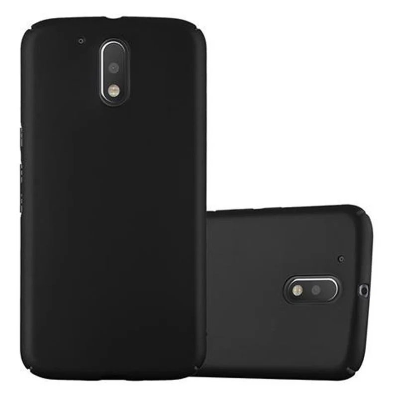 Cadorabo Hülle kompatibel mit Motorola MOTO G4 / G4 PLUS Hard Case Schutzhülle in Metall Optik gegen Kratzer und Stöße