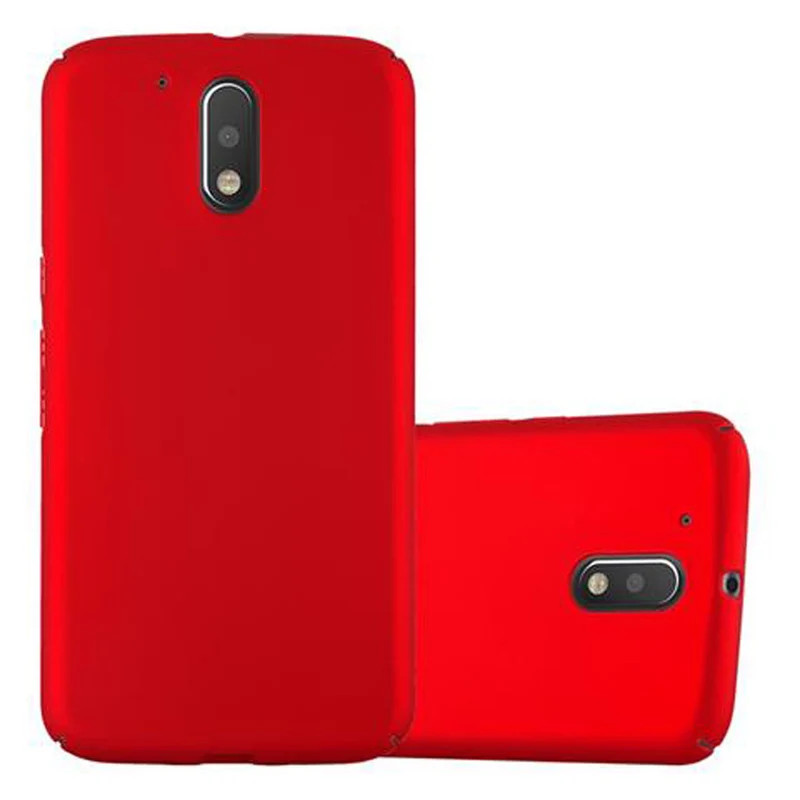 Cadorabo Hülle kompatibel mit Motorola MOTO G4 / G4 PLUS Hard Case Schutzhülle in Metall Optik gegen Kratzer und Stöße