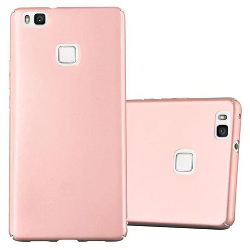 Cadorabo Hülle kompatibel mit Huawei P9 LITE 2016 / G9 LITE Hard Case Schutzhülle in Metall Optik gegen Kratzer und Stöße