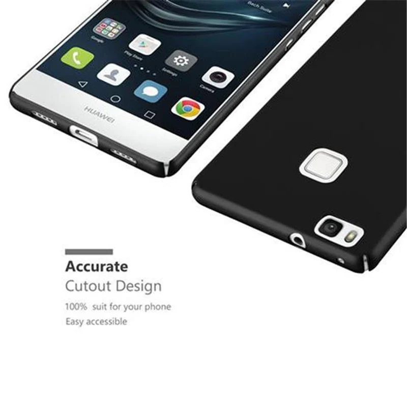 Cadorabo Hülle kompatibel mit Huawei P9 LITE 2016 / G9 LITE Hard Case Schutzhülle in Metall Optik gegen Kratzer und Stöße