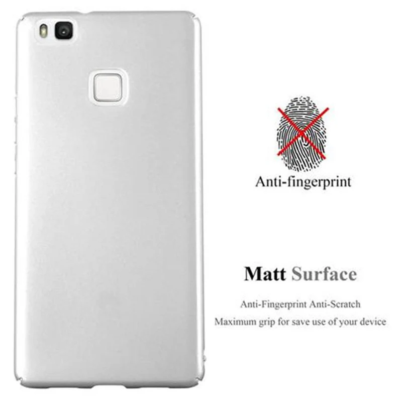 Cadorabo Hülle kompatibel mit Huawei P9 LITE 2016 / G9 LITE Hard Case Schutzhülle in Metall Optik gegen Kratzer und Stöße