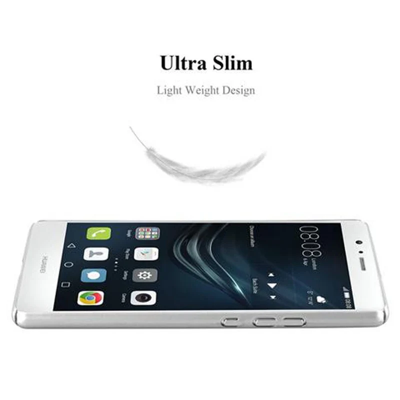 Cadorabo Hülle kompatibel mit Huawei P9 LITE 2016 / G9 LITE Hard Case Schutzhülle in Metall Optik gegen Kratzer und Stöße
