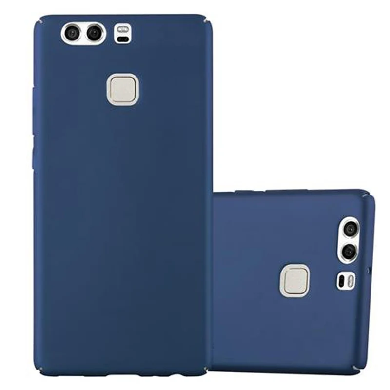 Cadorabo Hülle kompatibel mit Huawei P9 Hard Case Schutzhülle in Metall Optik gegen Kratzer und Stöße