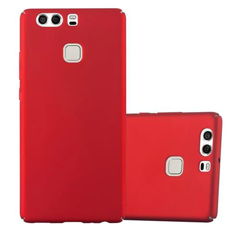 Cadorabo Hülle kompatibel mit Huawei P9 Hard Case Schutzhülle in Metall Optik gegen Kratzer und Stöße