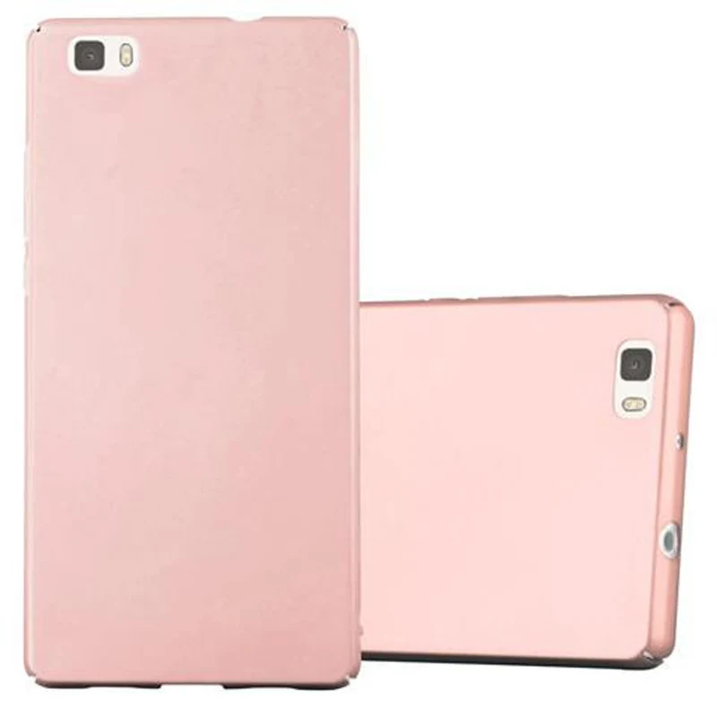 Cadorabo Hülle kompatibel mit Huawei P8 LITE 2015 Hard Case Schutzhülle in Metall Optik gegen Kratzer und Stöße