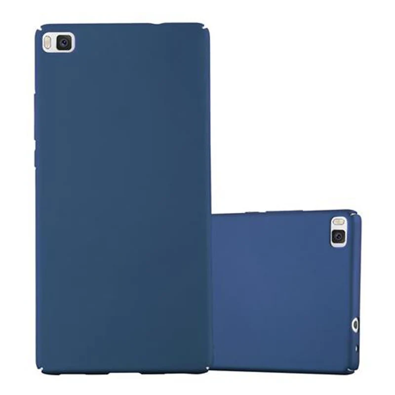 Cadorabo Hülle kompatibel mit Huawei P8 Hard Case Schutzhülle in Metall Optik gegen Kratzer und Stöße