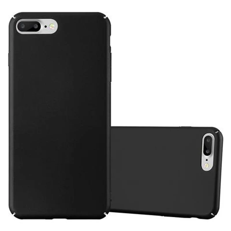 Cadorabo Hülle kompatibel mit Apple iPhone 7 PLUS / 7S PLUS / 8 PLUS Hard Case Schutzhülle in Metall Optik gegen Kratzer und Stöße
