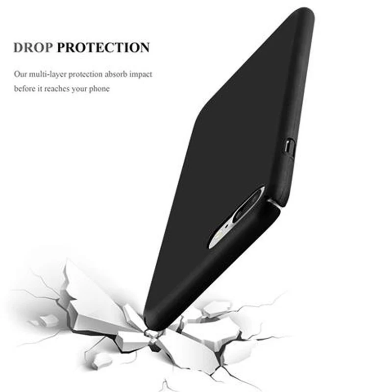 Cadorabo Hülle kompatibel mit Apple iPhone 7 PLUS / 7S PLUS / 8 PLUS Hard Case Schutzhülle in Metall Optik gegen Kratzer und Stöße