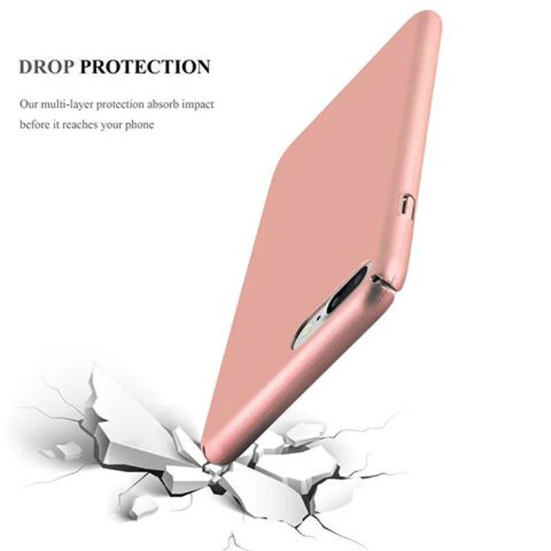 Cadorabo Hülle kompatibel mit Apple iPhone 7 PLUS / 7S PLUS / 8 PLUS Hard Case Schutzhülle in Metall Optik gegen Kratzer und Stöße