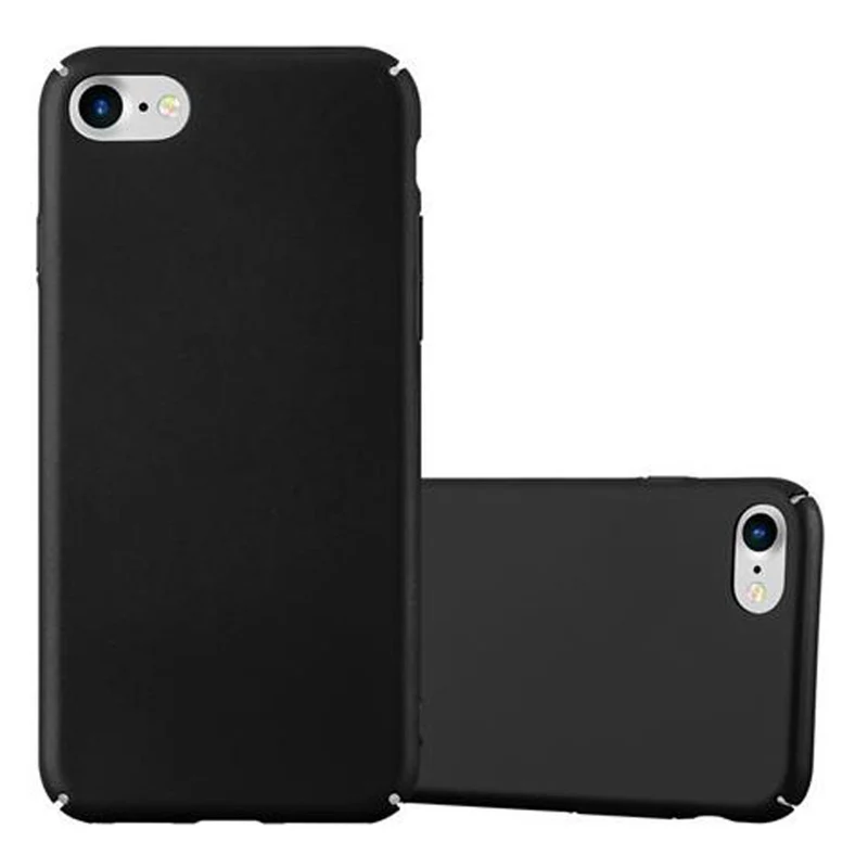 Cadorabo Hülle kompatibel mit Apple iPhone 7 / 7S / 8 / SE 2020 Hard Case Schutzhülle in Metall Optik gegen Kratzer und Stöße