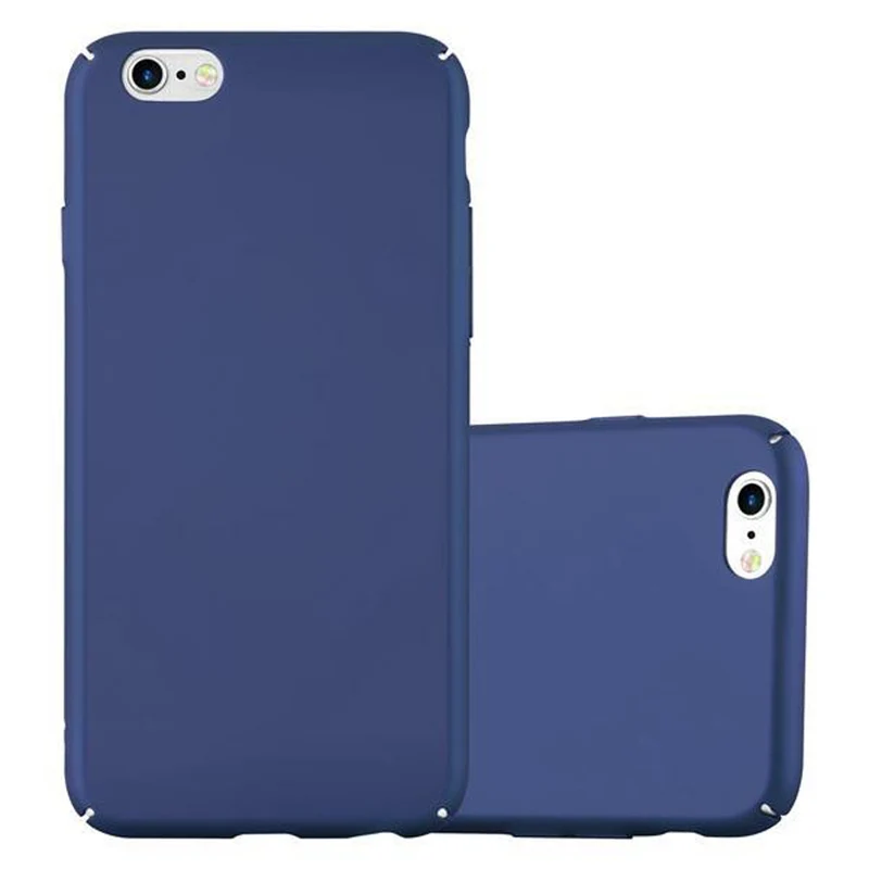 Cadorabo Hülle kompatibel mit Apple iPhone 6 PLUS / 6S PLUS Hard Case Schutzhülle in Metall Optik gegen Kratzer und Stöße
