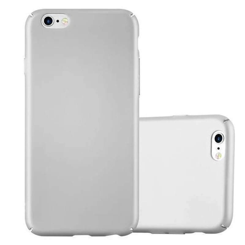 Cadorabo Hülle kompatibel mit Apple iPhone 6 PLUS / 6S PLUS Hard Case Schutzhülle in Metall Optik gegen Kratzer und Stöße