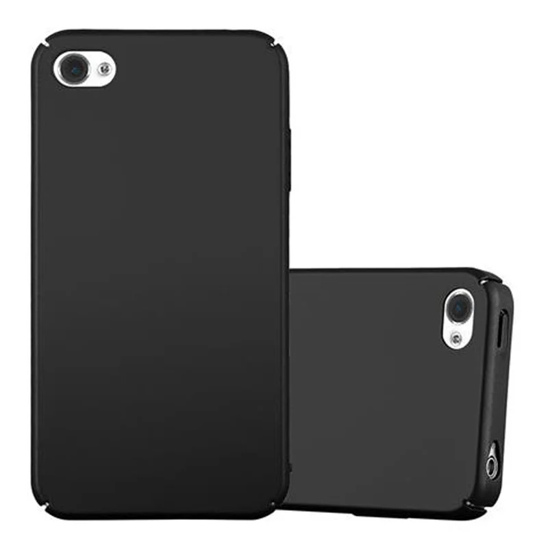 Cadorabo Hülle kompatibel mit Apple iPhone 4 / 4S Hard Case Schutzhülle in Metall Optik gegen Kratzer und Stöße