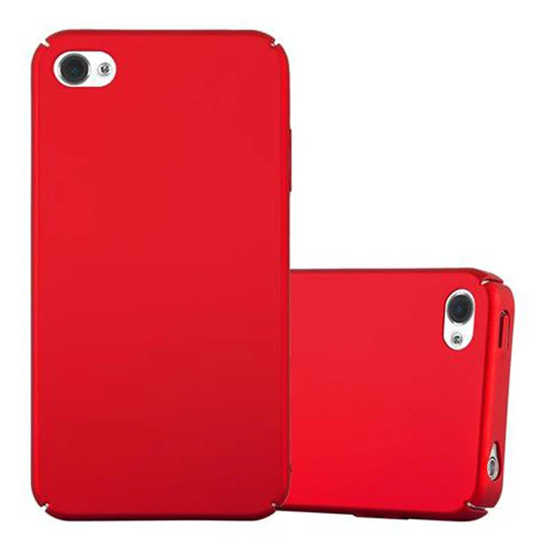 Cadorabo Hülle kompatibel mit Apple iPhone 4 / 4S Hard Case Schutzhülle in Metall Optik gegen Kratzer und Stöße