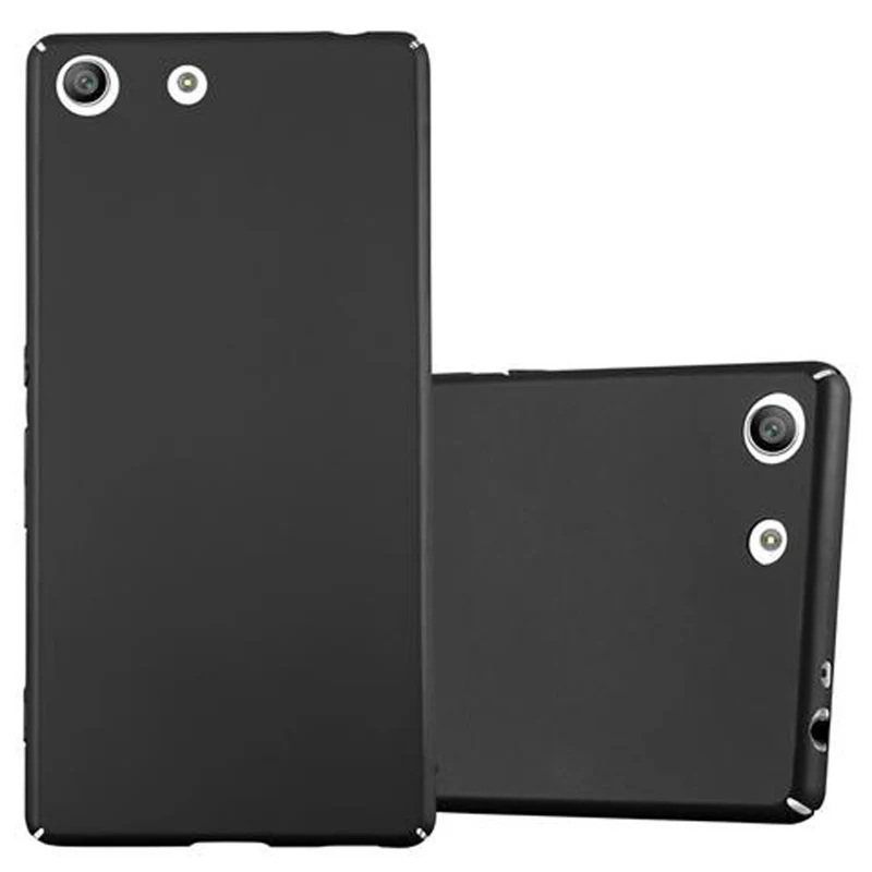 Cadorabo Hülle kompatibel mit Sony Xperia M5 Hard Case Schutzhülle in Metall Optik gegen Kratzer und Stöße