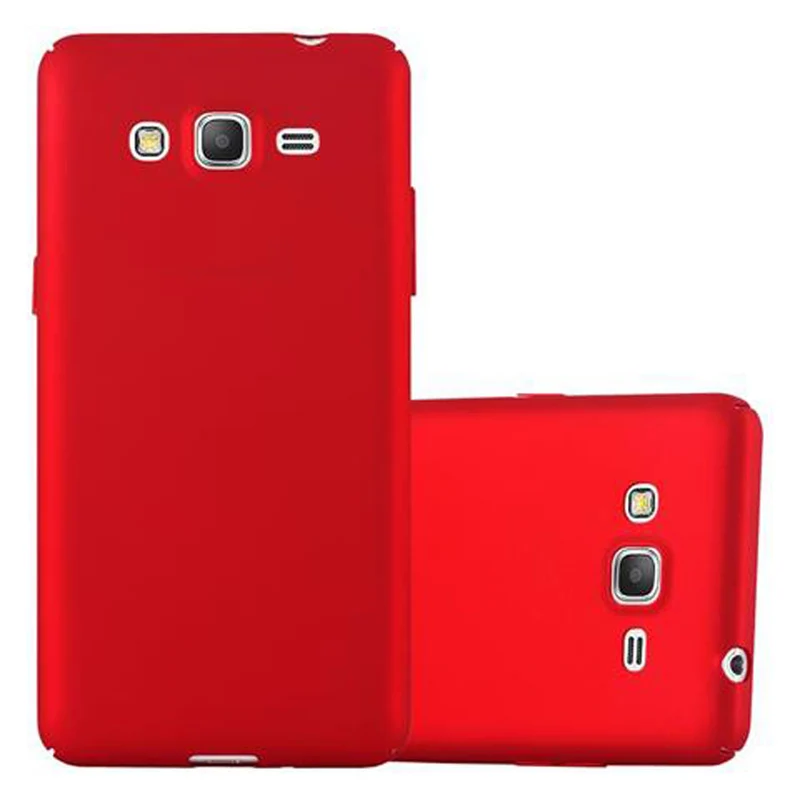 Cadorabo Hülle kompatibel mit Samsung Galaxy GRAND PRIME Hard Case Schutzhülle in Metall Optik gegen Kratzer und Stöße
