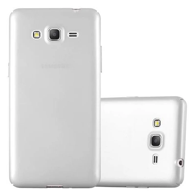 Cadorabo Hülle kompatibel mit Samsung Galaxy GRAND PRIME Hard Case Schutzhülle in Metall Optik gegen Kratzer und Stöße