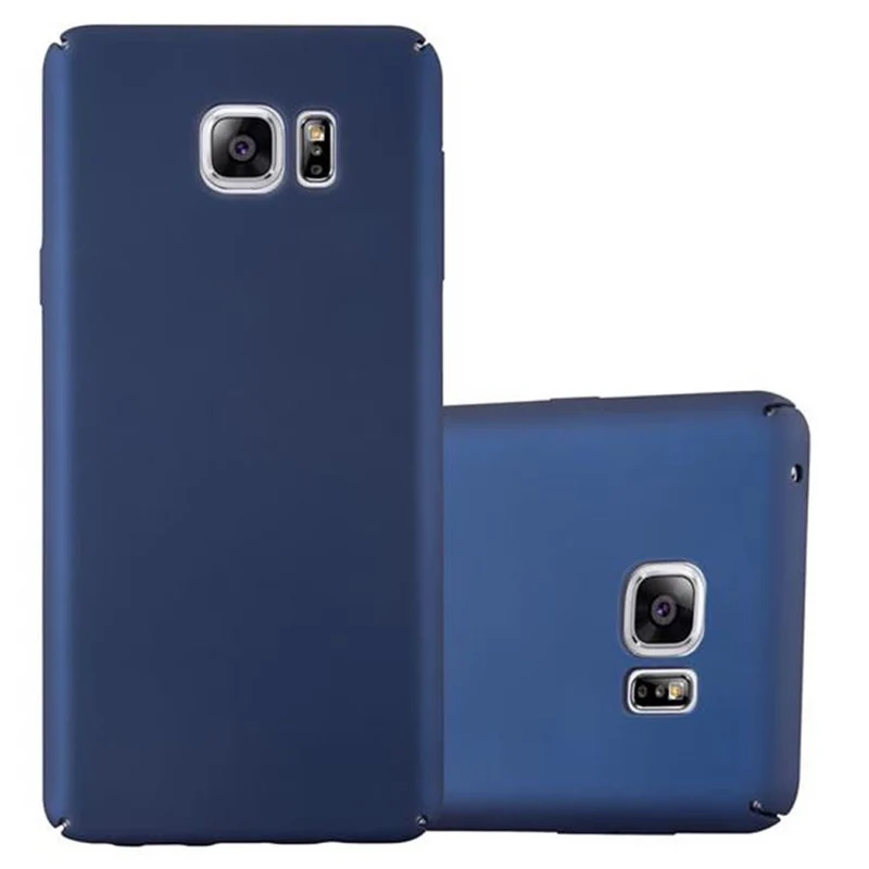 Cadorabo Hülle kompatibel mit Samsung Galaxy NOTE 5 Hard Case Schutzhülle in Metall Optik gegen Kratzer und Stöße