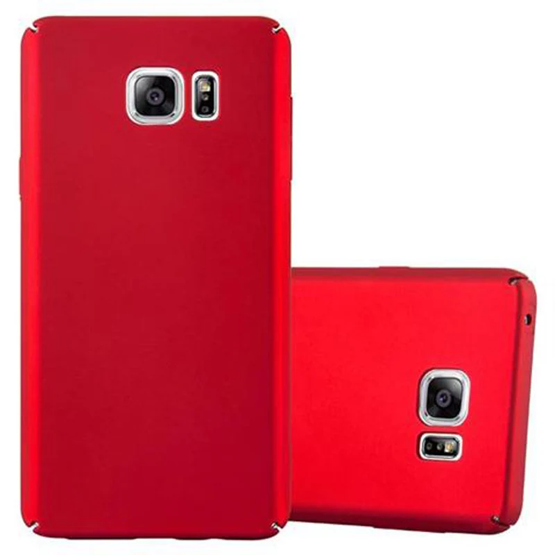 Cadorabo Hülle kompatibel mit Samsung Galaxy NOTE 5 Hard Case Schutzhülle in Metall Optik gegen Kratzer und Stöße