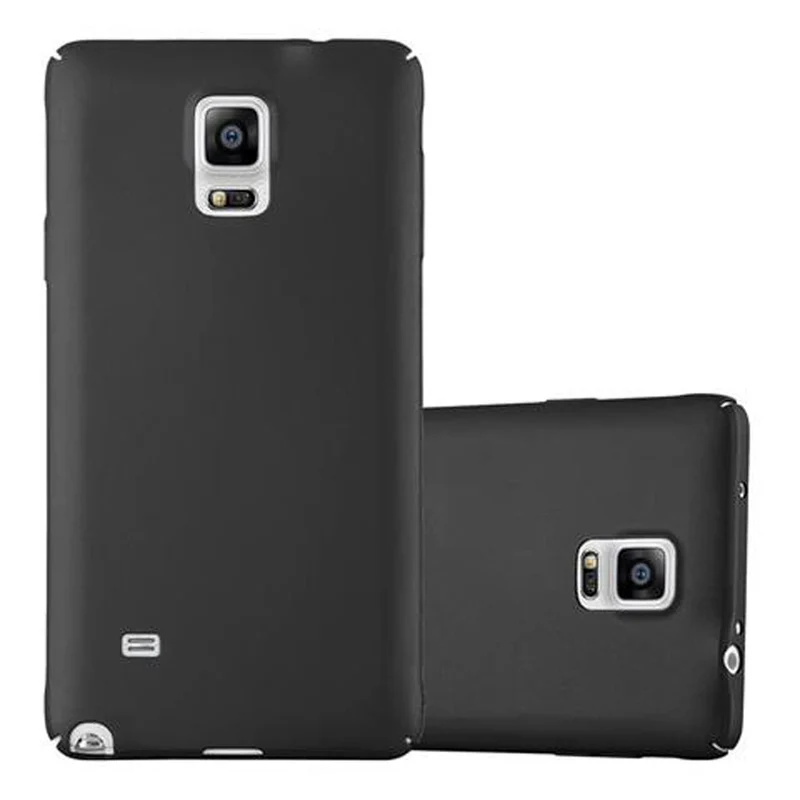 Cadorabo Hülle kompatibel mit Samsung Galaxy NOTE 4 Hard Case Schutzhülle in Metall Optik gegen Kratzer und Stöße