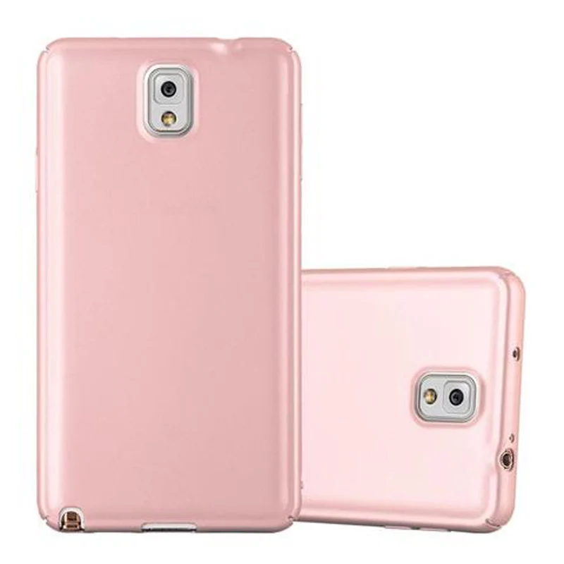 Cadorabo Hülle kompatibel mit Samsung Galaxy NOTE 3 Hard Case Schutzhülle in Metall Optik gegen Kratzer und Stöße