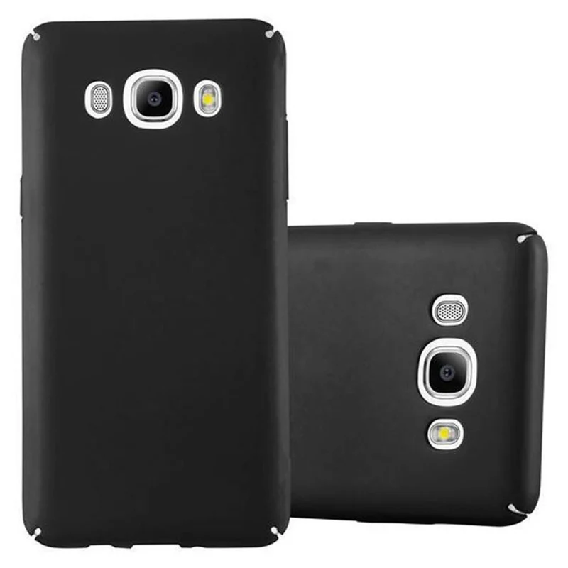 Cadorabo Hülle kompatibel mit Samsung Galaxy J7 2016 Hard Case Schutzhülle in Metall Optik gegen Kratzer und Stöße