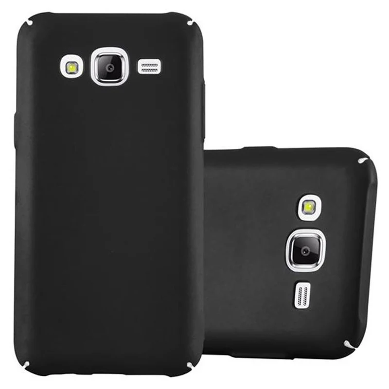 Cadorabo Hülle kompatibel mit Samsung Galaxy J5 2015 Hard Case Schutzhülle in Metall Optik gegen Kratzer und Stöße
