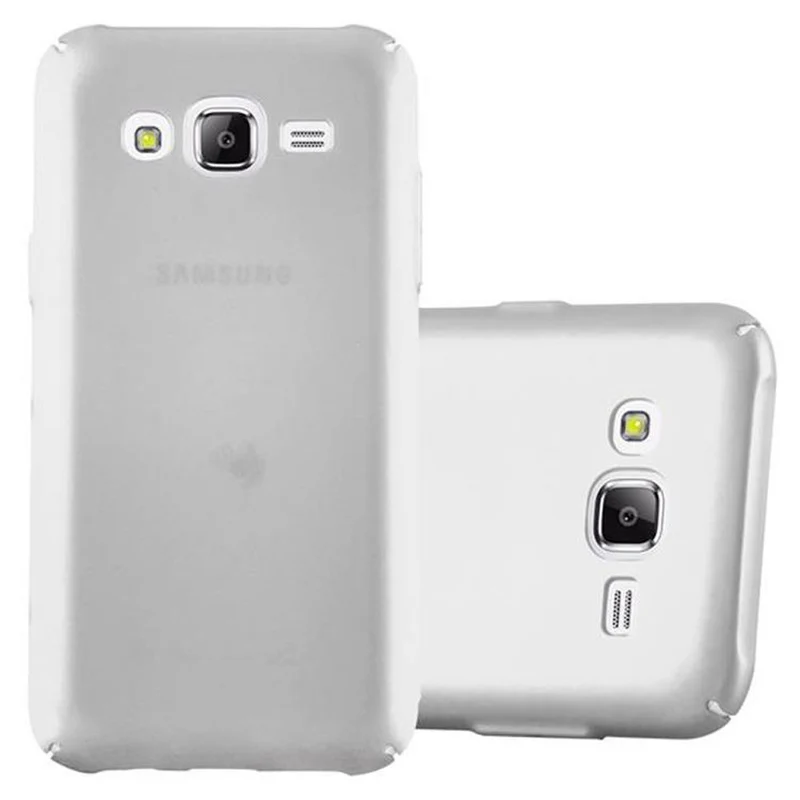 Cadorabo Hülle kompatibel mit Samsung Galaxy J5 2015 Hard Case Schutzhülle in Metall Optik gegen Kratzer und Stöße