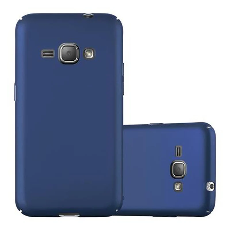 Cadorabo Hülle kompatibel mit Samsung Galaxy J1 2016 Hard Case Schutzhülle in Metall Optik gegen Kratzer und Stöße