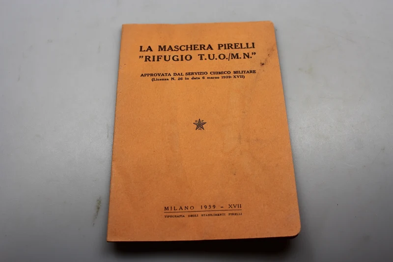 MAG Pirelli „Rifugio TUO/MN“ WW 2 Handbuch