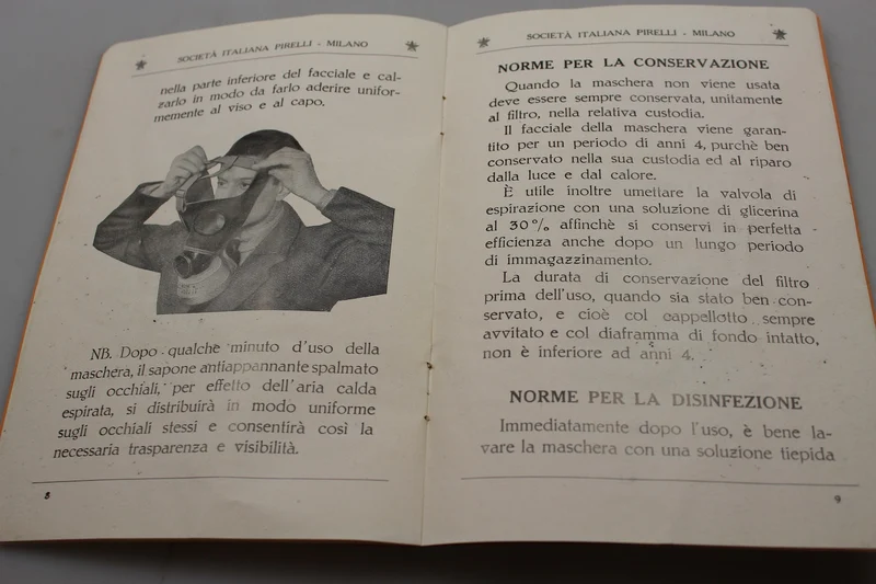 MAG Pirelli „Rifugio TUO/MN“ WW 2 Handbuch