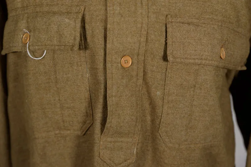 US Army WW1 - "Mutard" Flanell-Truppenhemd