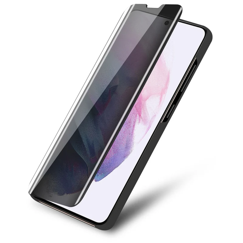 Cadorabo Hülle kompatibel mit Samsung Galaxy S21 5G Clear View Spiegel Schutzhülle mit Standfunktion 360 Grad Schutz