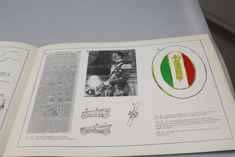„Der italienische Helm 1915–71“ Bossi & Nogueira – 1975