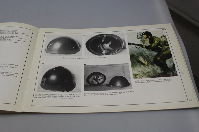„Der italienische Helm 1915–71“ Bossi & Nogueira – 1975